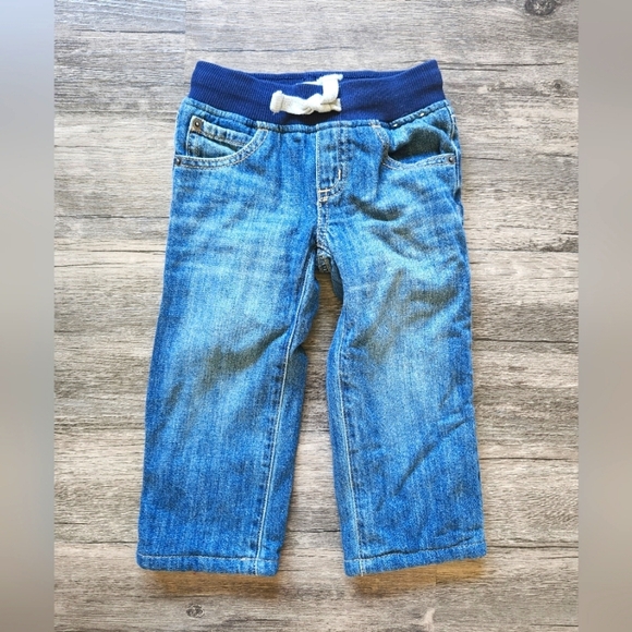 Gymboree Fleeced Lined Denim Jeans - Picture 1 of 4